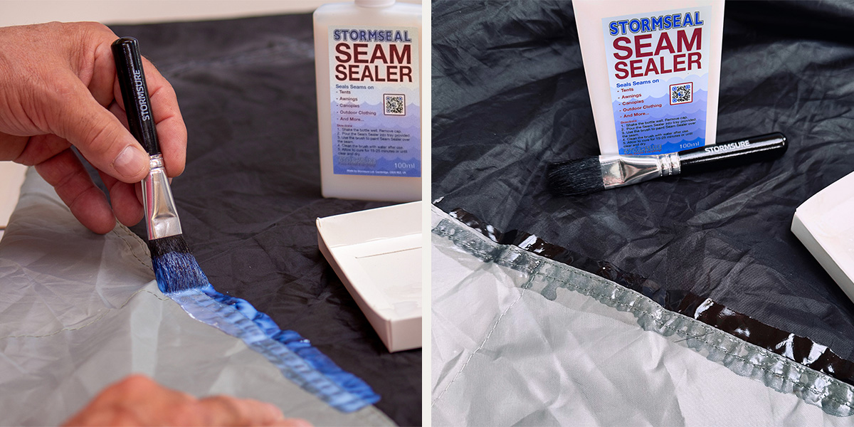 Stormseal being applied